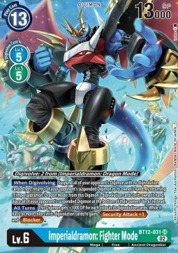 Imperialdramon: Fighter Mode (BT12-031) (V.2) - Across Time (Alternative Art) [BT-12-031]