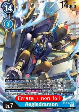 Aegisdramon (EX3-026) - Revision Pack (Super Rare) [RP-EX3-026]