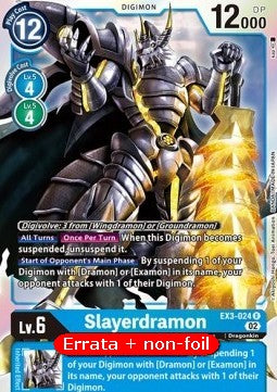Slayerdramon (EX3-024) - Revision Pack (Rare) [RP-EX3-024]