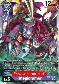 Megidramon (EX3-064) - Revision Pack (Rare) [RP-EX3-064]