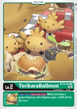 TorikaraBallmon (BT12-004) - Across Time (Uncommon) [BT-12-004]