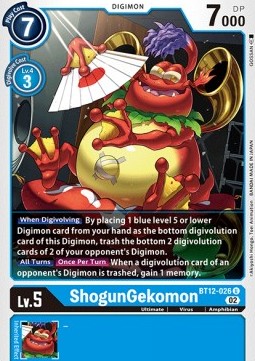 ShogunGekomon (BT12-026) - Across Time (Uncommon) [BT-12-026]