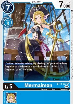 Mermaimon (BT12-027) - Across Time (Common) [BT-12-027]