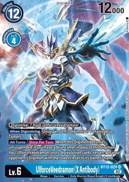 UlforceVeedramon (X Antibody) (BT12-029) (V.2) - Across Time (Alternative Art) [BT-12-029]