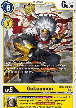 Gokuumon (BT12-039) - Across Time (Common) [BT-12-039]