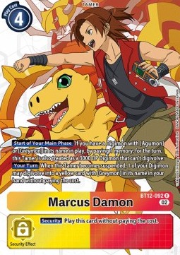 Marcus Damon (BT12-092) (V.2) - Across Time (Alternative Art) [BT-12-092]