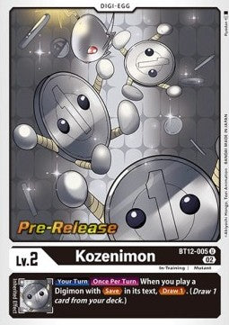 Kozenimon (BT12-005) - Promos: Across Time (Uncommon) [BT-12P-BT12-005]