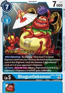 ShogunGekomon (BT12-026) - Promos: Across Time (Uncommon) [BT-12P-BT12-026]