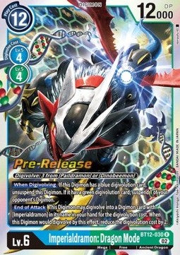 Imperialdramon: Dragon Mode (BT12-030) - Promos: Across Time (Rare) [BT-12P-BT12-030]