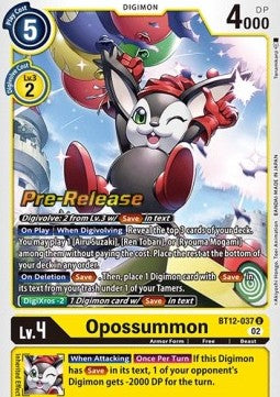 Opossummon (BT12-037) - Promos: Across Time (Uncommon) [BT-12P-BT12-037]