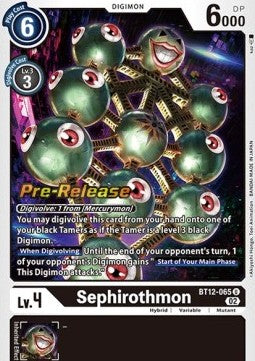 Sephirothmon (BT12-065) - Promos: Across Time (Uncommon) [BT-12P-BT12-065]