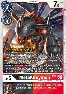 MetalGreymon (BT12-068) - Promos: Across Time (Rare) [BT-12P-BT12-068]