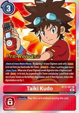 Taiki Kudo (BT12-087) - Promos: Across Time (Rare) [BT-12P-BT12-087]