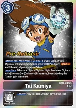 Tai Kamiya (BT12-095) - Promos: Across Time (Rare) [BT-12P-BT12-095]
