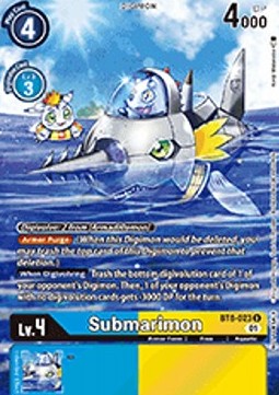 Submarimon (BT8-023) - Official Tournament Pack Events (Alternative Art) [OTPE-BT8-023]