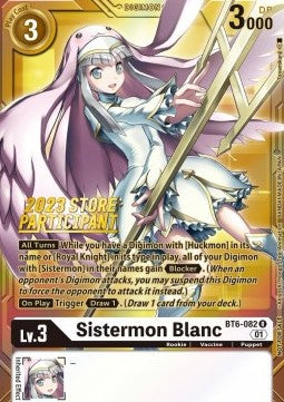 Sistermon Blanc (BT6-082) (V.1) - Store Championships Promos (Alternative Art) [SCP-BT6-082]