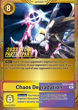 Chaos Degradation (ST10-14) (V.1) - Store Championships Promos (Alternative Art) [SCP-ST10-14]