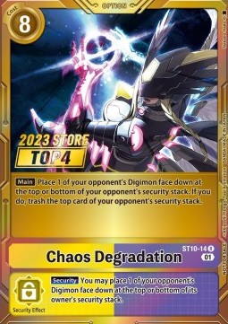 Chaos Degradation (ST10-14) (V.2) - Store Championships Promos (Alternative Art) [SCP-ST10-14]