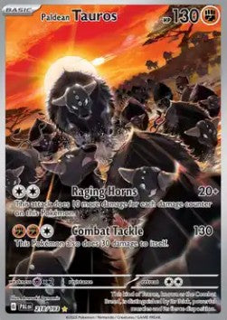 Paldean Tauros - Paldea Evolved (Illustration Rare) [PAL-218]