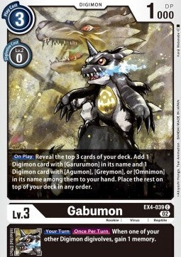 Gabumon (EX4-039) - Alternative Being (Common) [EX04-039]