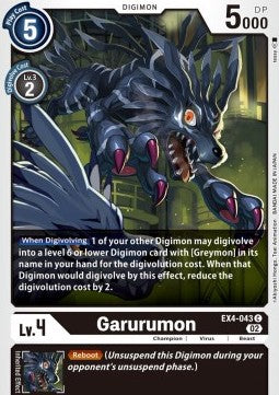 Garurumon (EX4-043) - Alternative Being (Common) [EX04-043]