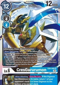 CresGarurumon (EX4-049) (V.1) - Alternative Being (Super Rare) [EX04-049]