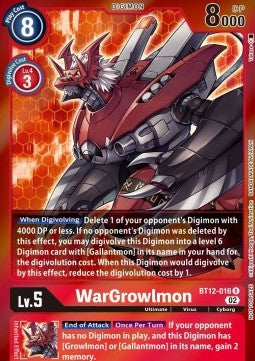 WarGrowlmon (BT12-016) - Tamer Party Event Promos (Alternative Art) [TPEP-BT12-016]