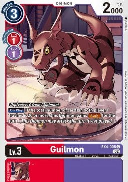 Guilmon (EX4-006) - Alternative Being (Common) [EX04-006]