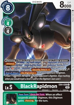 BlackRapidmon (EX4-036) - Alternative Being (Uncommon) [EX04-036]