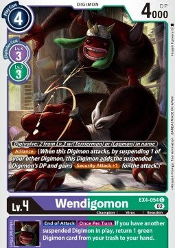 Wendigomon (EX4-054) - Alternative Being (Common) [EX04-054]