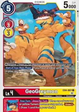 GeoGreymon (EX4-007) - Alternative Being (Common) [EX04-007]