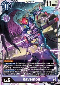 Ravemon (EX4-058) (V.1) - Alternative Being (Super Rare) [EX04-058]