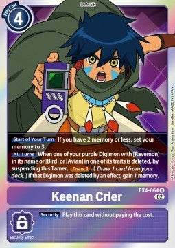 Keenan Crier (EX4-064) (V.1) - Alternative Being (Rare) [EX04-064]