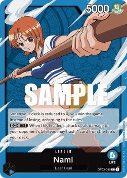 Nami (OP03-040) (V.1) - Pillars of Strength (Leader) [OP03-040]
