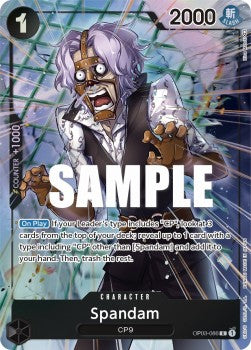 Spandam (OP03-086) (V.2) - Pillars of Strength (Alternate Art) [OP03-086]