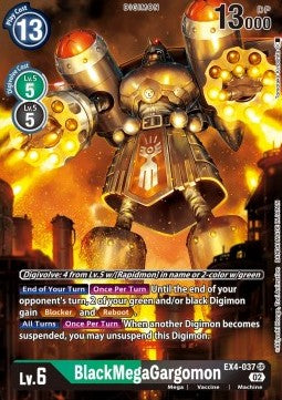 BlackMegaGargomon (EX4-037) (V.2) - Alternative Being (Alternative Art) [EX04-037]