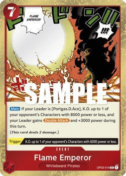 Flame Emperor (OP03-016) - Pillars of Strength (Rare) [OP03-016]