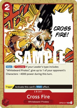 Cross Fire (OP03-017) - Pillars of Strength (Uncommon) [OP03-017]