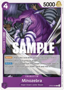 Minozebra (OP03-068) - Pillars of Strength (Common) [OP03-068]