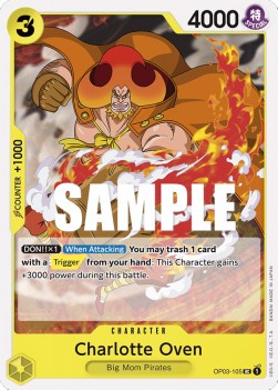 Charlotte Oven (OP03-105) - Pillars of Strength (Uncommon) [OP03-105]