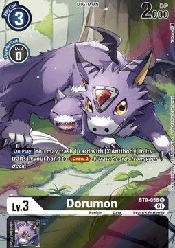 Dorumon (BT9-058) - Premium Bandai Products (Alternative Art) [PB-XX-BT9-058]