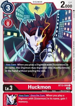 Huckmon (BT13-009) - Versus Royal Knights (Common) [BT-13-009]