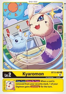 Kyaromon (BT13-003) - Versus Royal Knights (Uncommon) [BT-13-003]