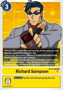 Richard Sampson (BT13-098) - Versus Royal Knights (Uncommon) [BT-13-098]
