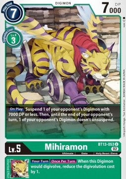 Mihiramon (BT13-053) - Versus Royal Knights (Uncommon) [BT-13-053]
