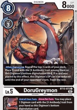 DoruGreymon (BT13-072) - Versus Royal Knights (Common) [BT-13-072]