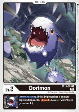 Dorimon (BT13-005) - Versus Royal Knights (Uncommon) [BT-13-005]