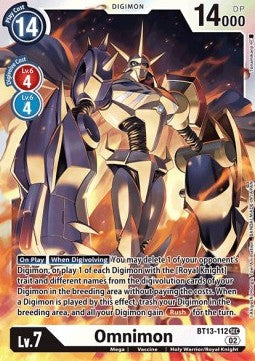 Omnimon (BT13-112) (V.1) - Versus Royal Knights (Secret Rare) [BT-13-112]