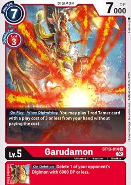 Garudamon (BT13-014) - Versus Royal Knights (Uncommon) [BT-13-014]