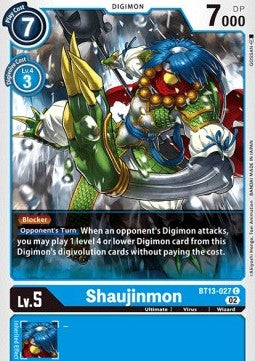 Shaujinmon (BT13-027) - Versus Royal Knights (Common) [BT-13-027]